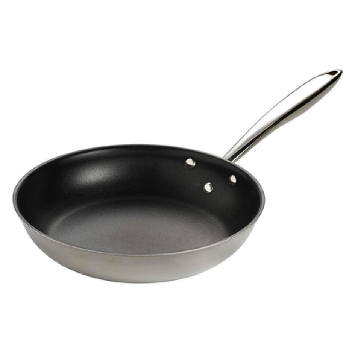Browne Foodservice 5724097 9-12 Inch Fry Pan Without Cover Stainless Steel Coated