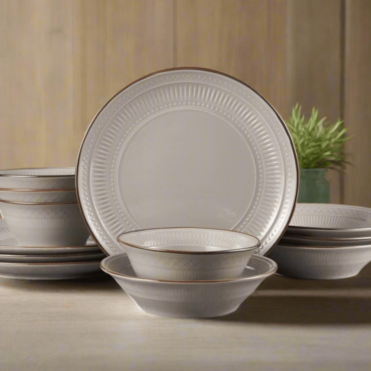 Easton 12 Piece Dinnerware Set Service for 4