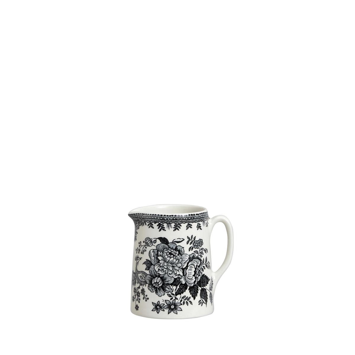 Black White Asiatic Pheasants Mini Tankard Jug 160ml025pt