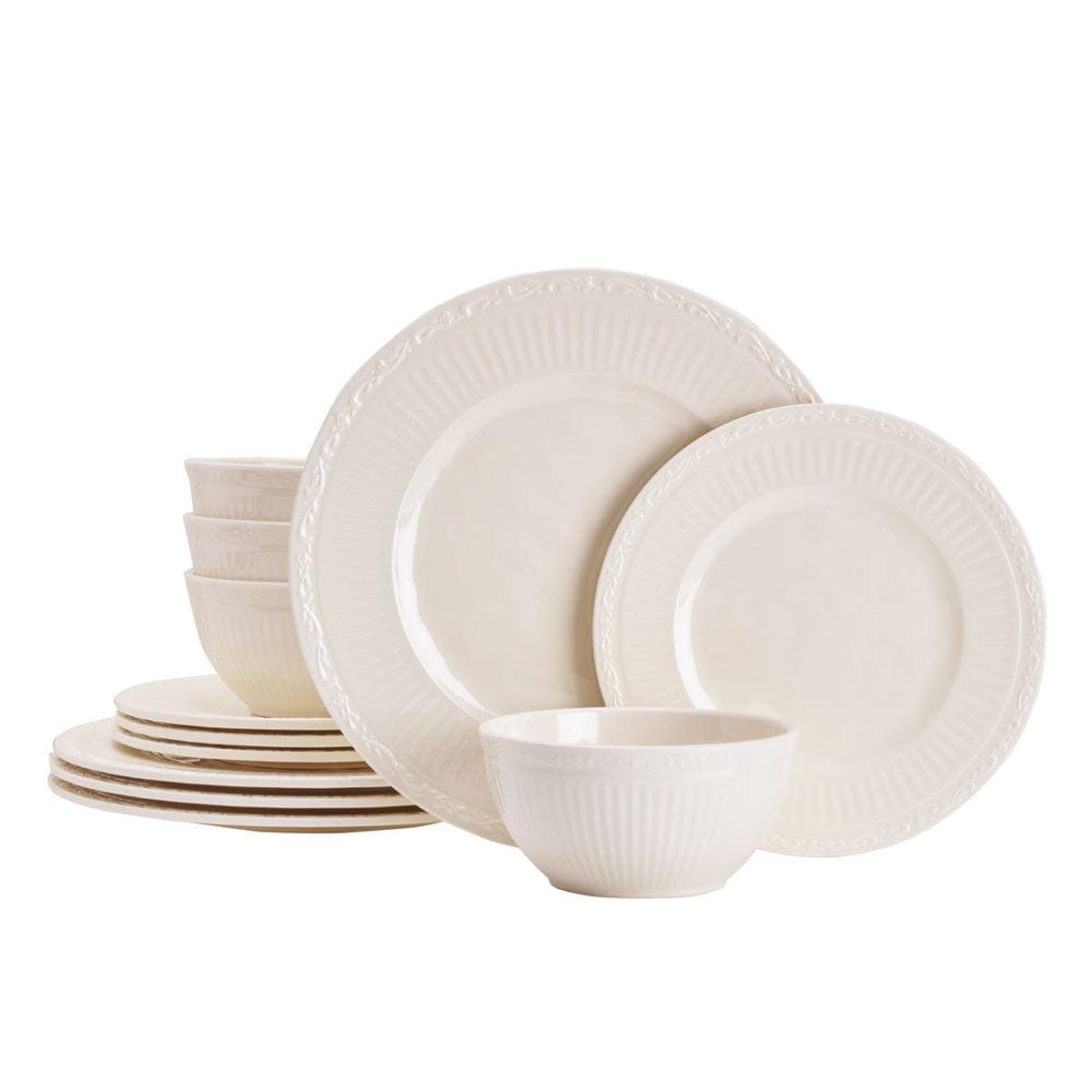 Italian Countryside Melamine Outdoor 12 Piece Dinnerware Set Service for 4