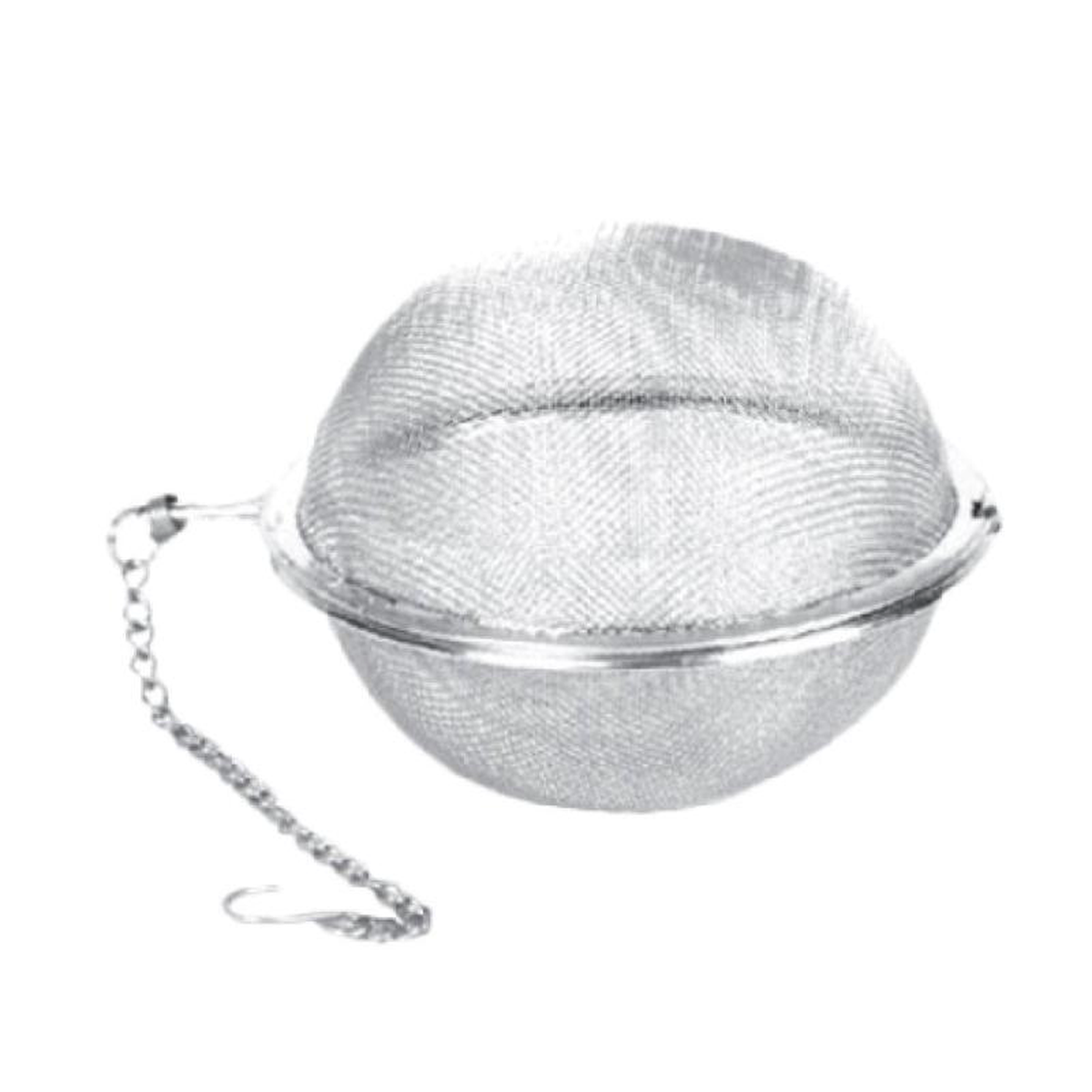 Thunder Group SLTB003 3-18 Inch Tea Strainer Ball with Chain and Mesh Lining Stainless Steel