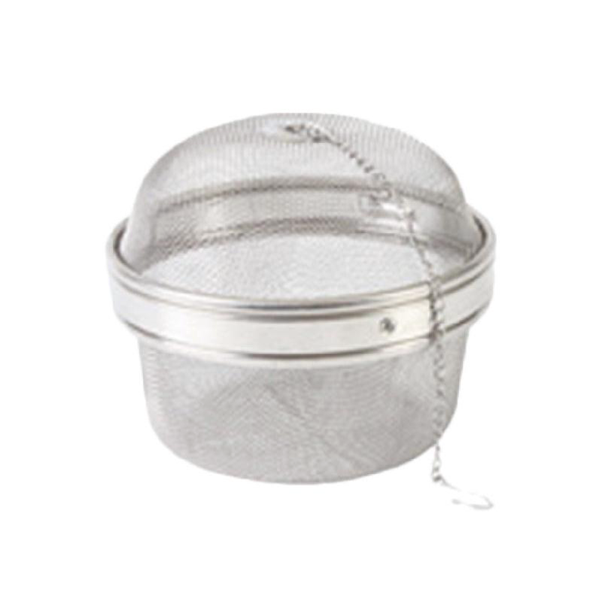 Thunder Group SLTB006 5-18 Inch Diameter Tea Strainer with Chain and Mesh Lining Stainless Steel