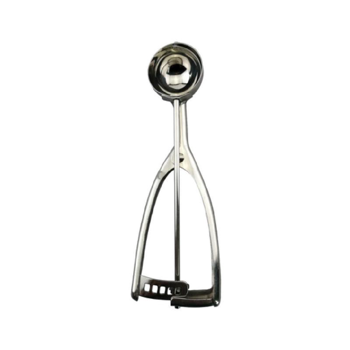 CAC China SICD-50S 50 063 Oz Squeeze Disher Ambidextrous Stainless Steel