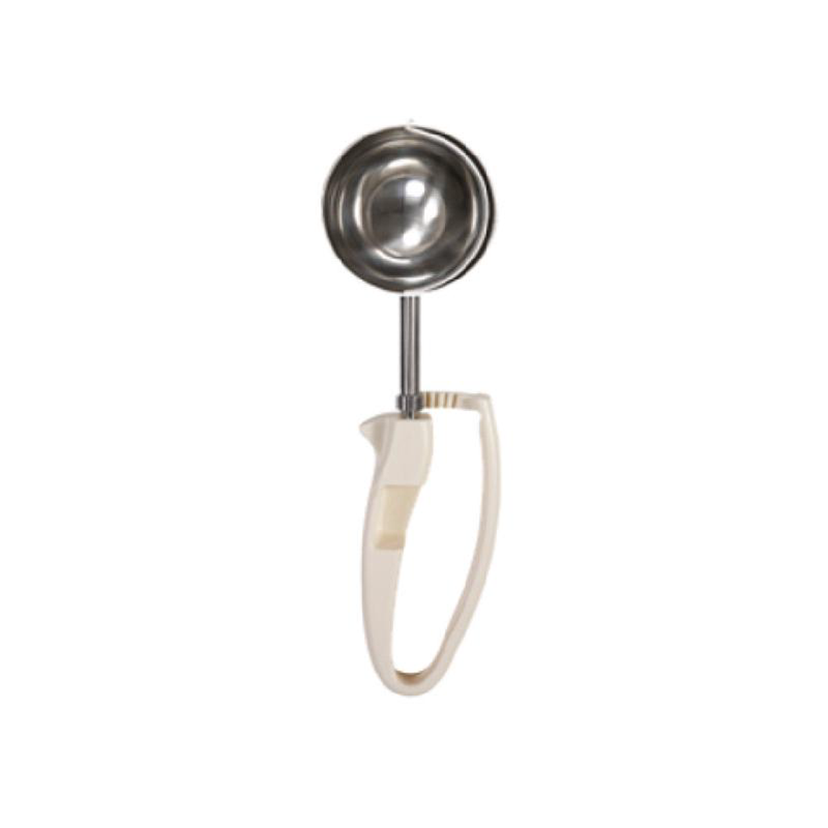 Zeroll 2010 2-58 Inch Diameter Manual Disher Stainless Steel Ivory Handle