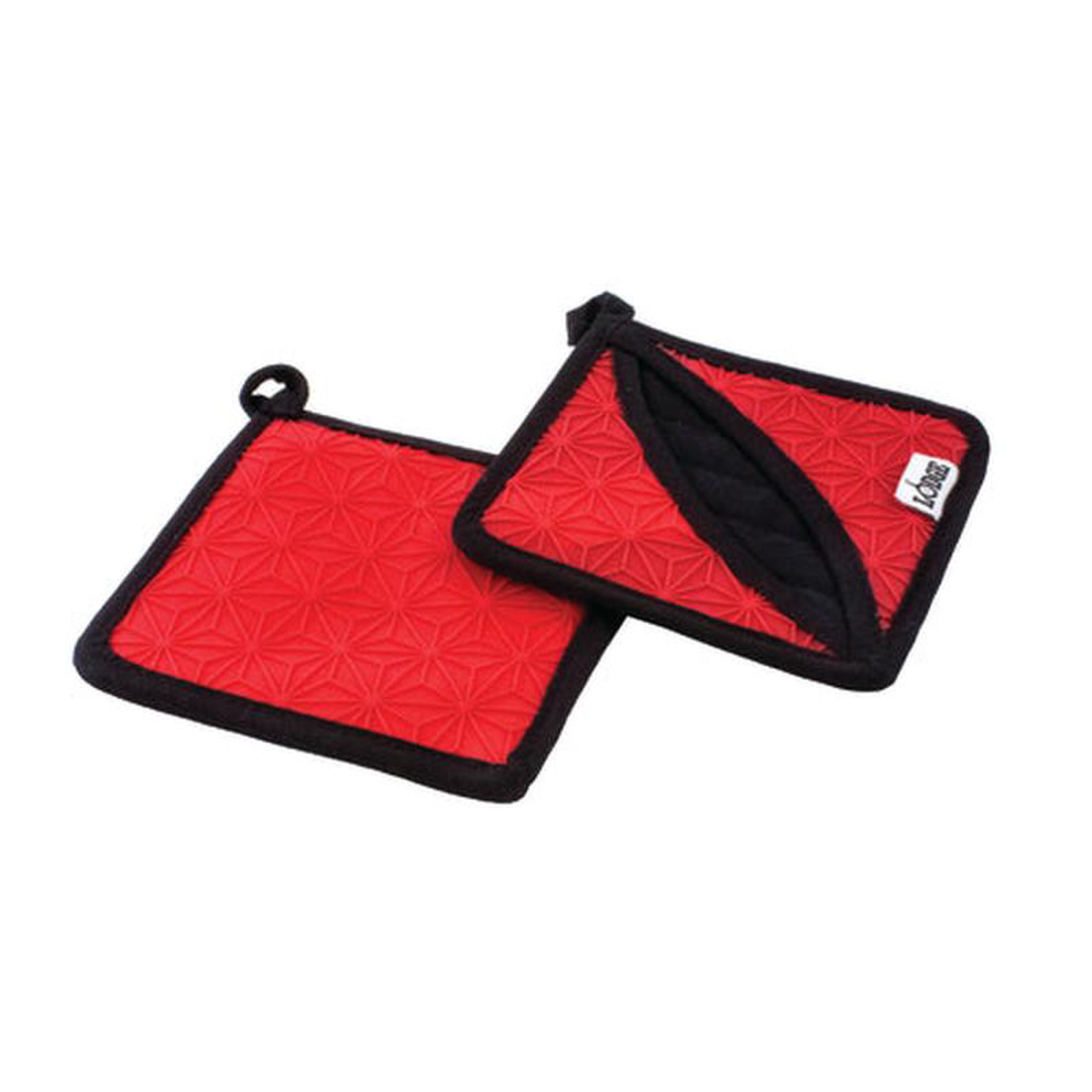 ASFPH41 Lodge 6-128221 x 6-128221 Red Silicone Pot HolderTrivet