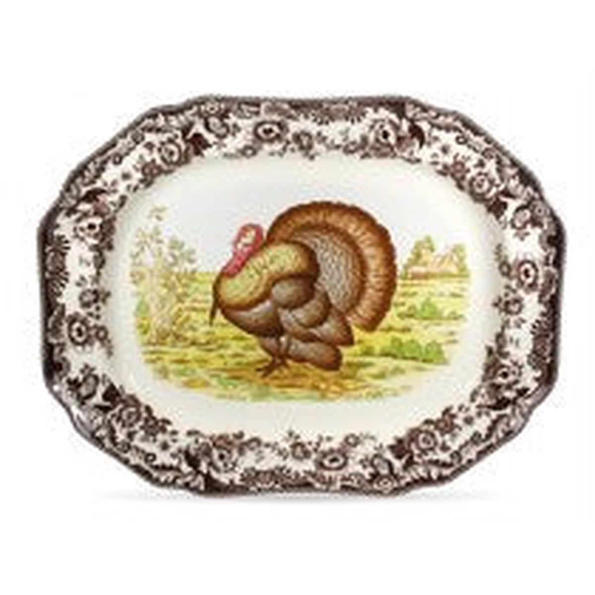 Spode Woodland Turkey Platter - 14