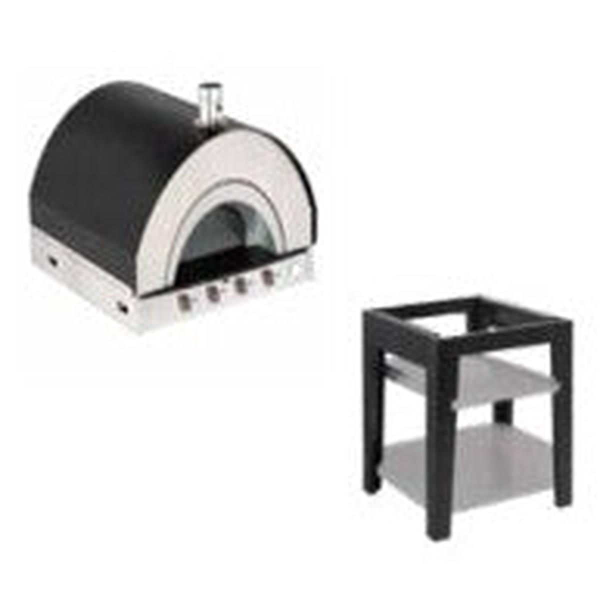 Gas Pizza Oven With Stand 80x80 cm