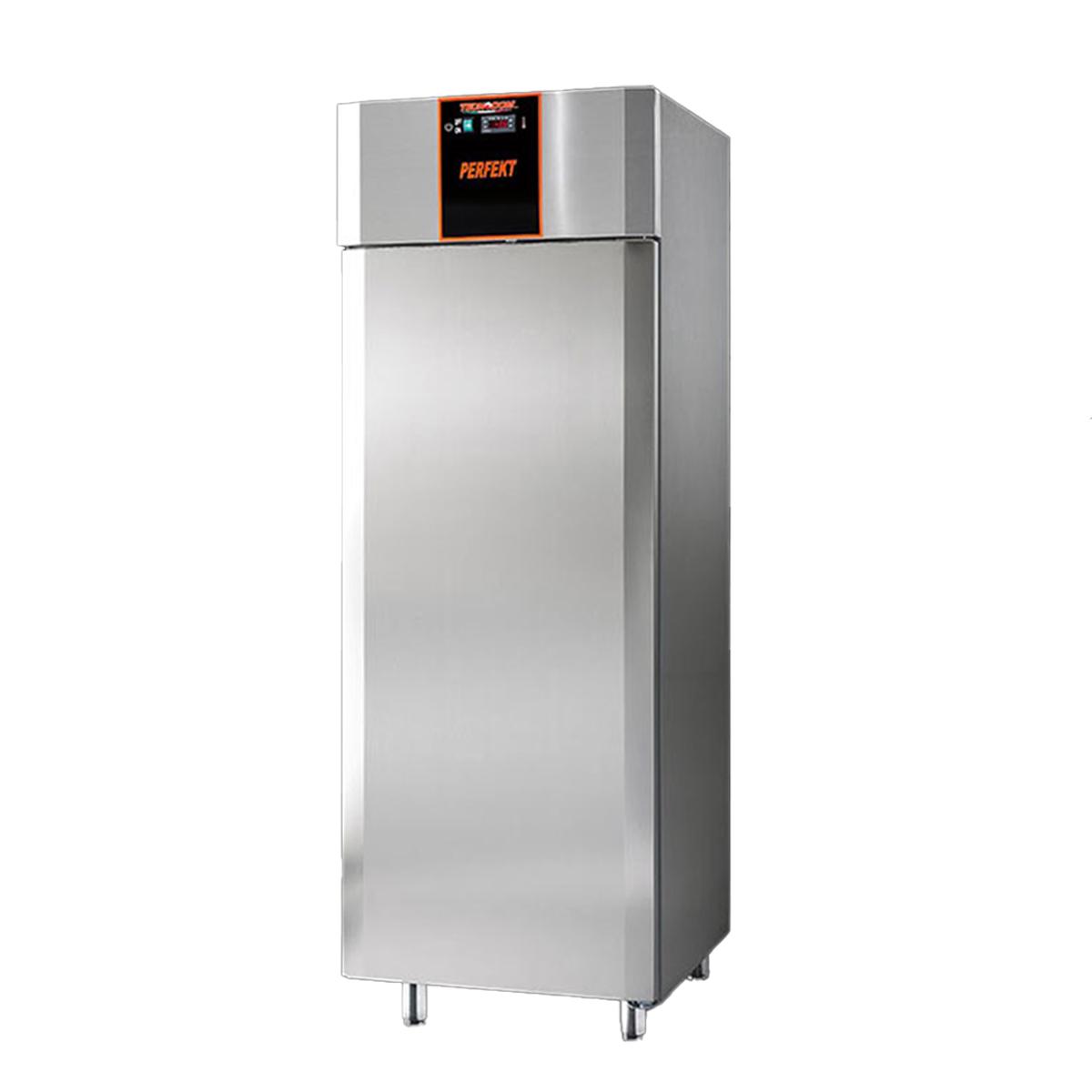 Single Door Upright Refrigerator with Plasticized Shelves Casters - Perfect series