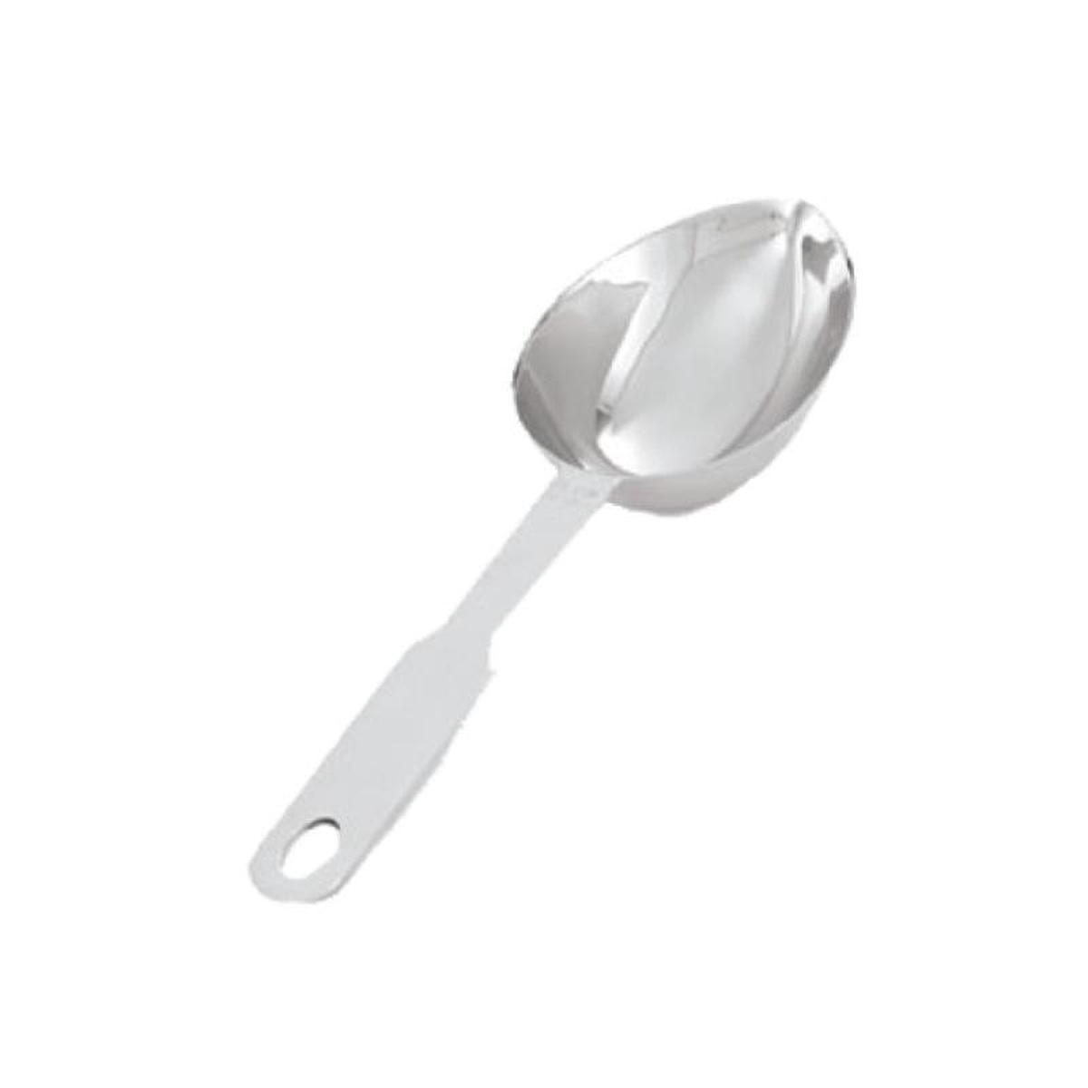 Vollrath 47057 13 Cup Oval Measuring Scoop Type 304 Stainless Steel with Tapered Bowl