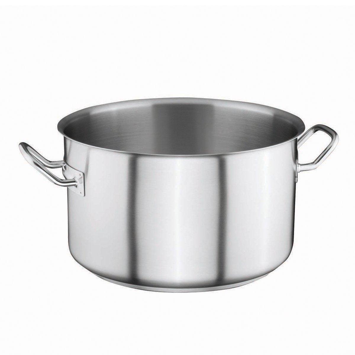 SS STOCK POT SEMI SATIN - 26 CM