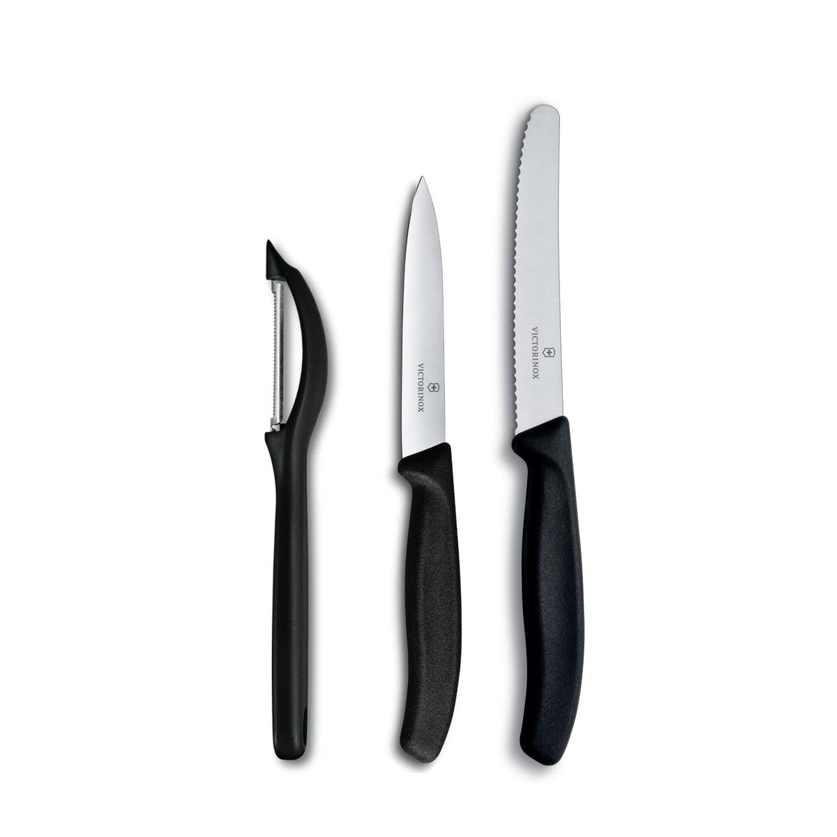 Victorinox Swiss Classic Paring Knife Set with Peeler 3 Pieces