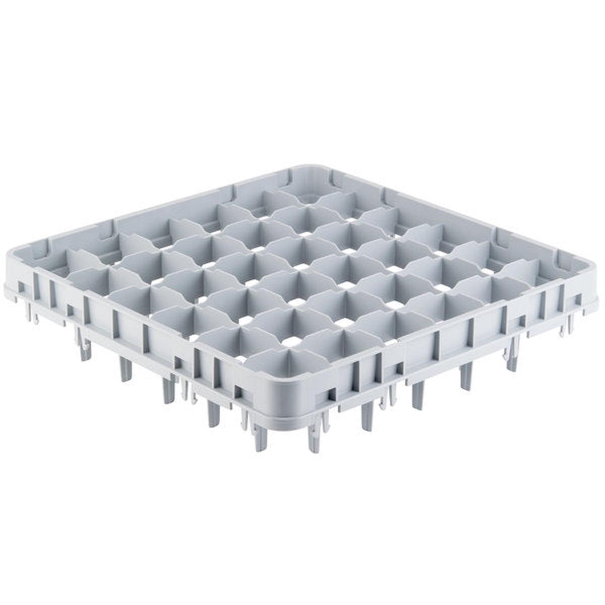 CAMBRO 36-COMPARTMENT FULL SIZE FULL DROP CAMRACK STEMWARE EXTENDER - SOFT GRAY