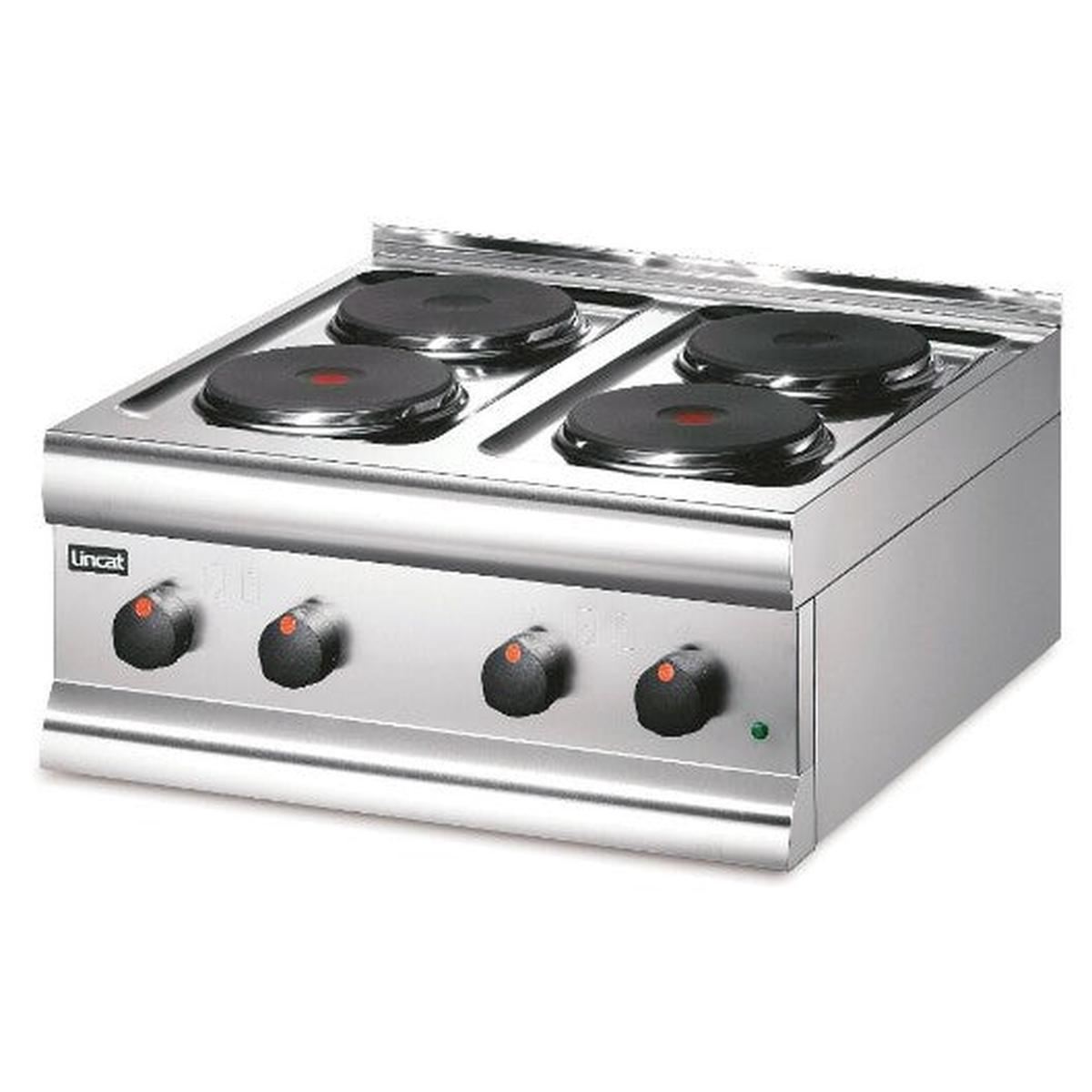 HT6 - LINCAT SILVERLINK 600 ELECTRIC COUNTER-TOP BOILING TOP - 4 PLATES - W 600 MM - 70 KW