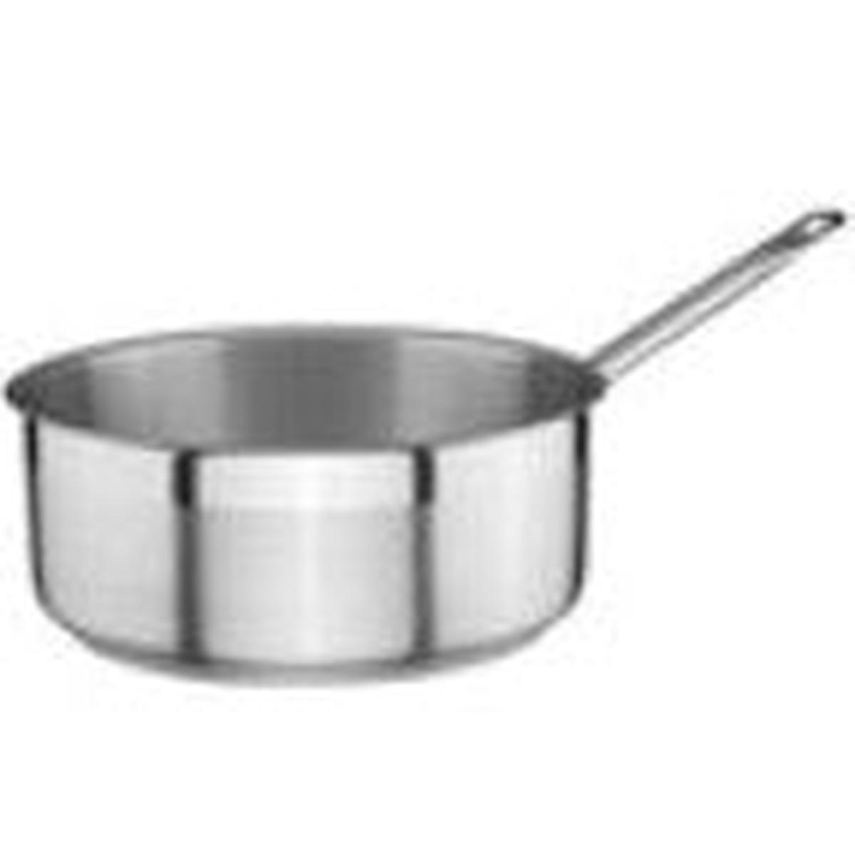 SS CASSEROLE SEMI SATIN SEMI MIRROR FINISHED Size26 c