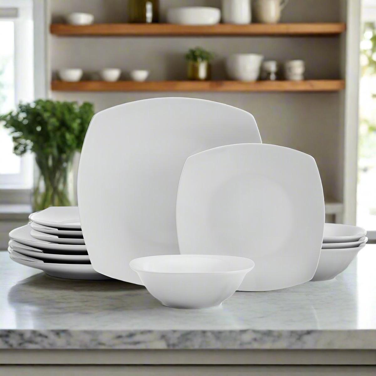 Tara 12 Piece Dinnerware Set Service for 4
