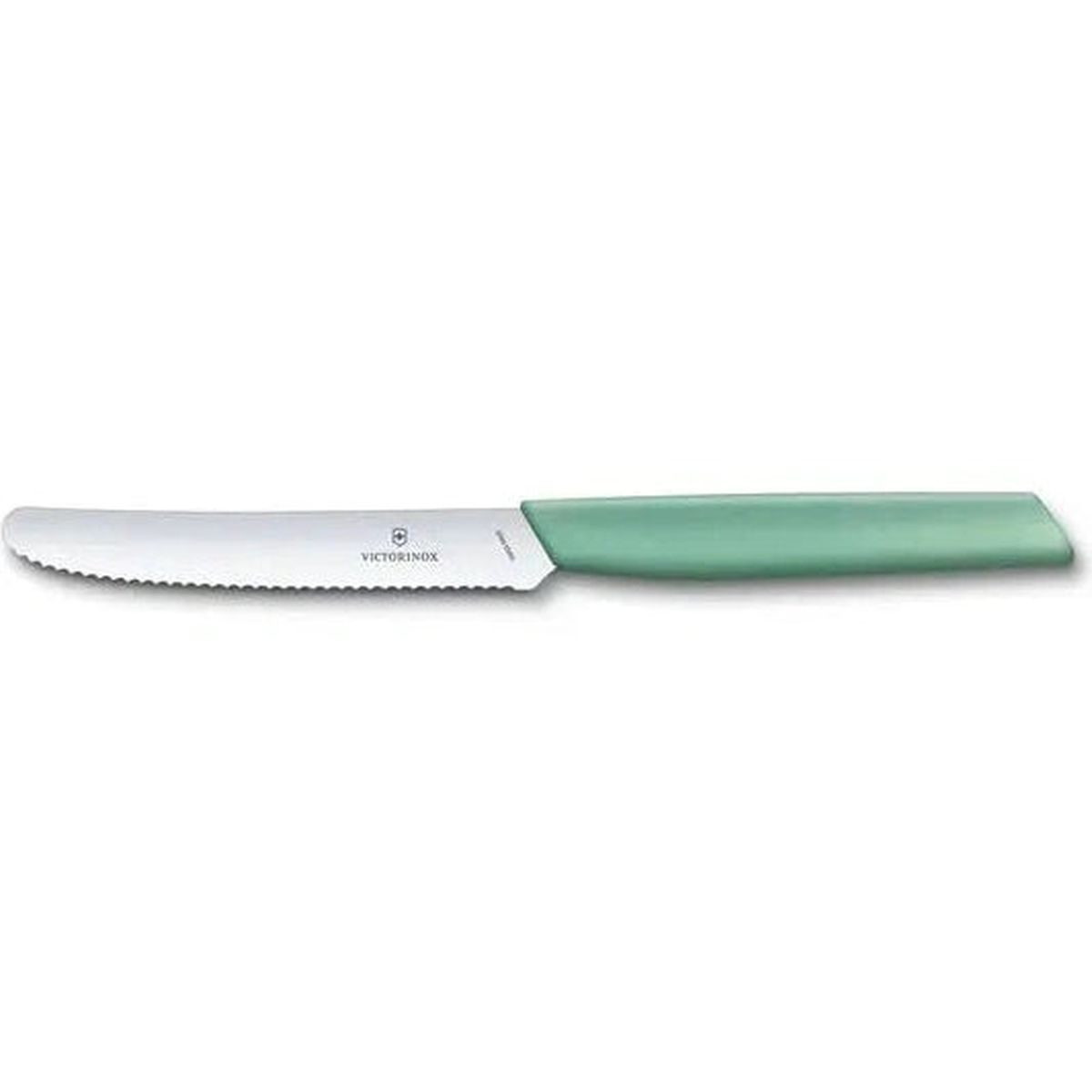 Victorinox Swiss Modern Tomato and Table Knife 11 CM Wavy Mint