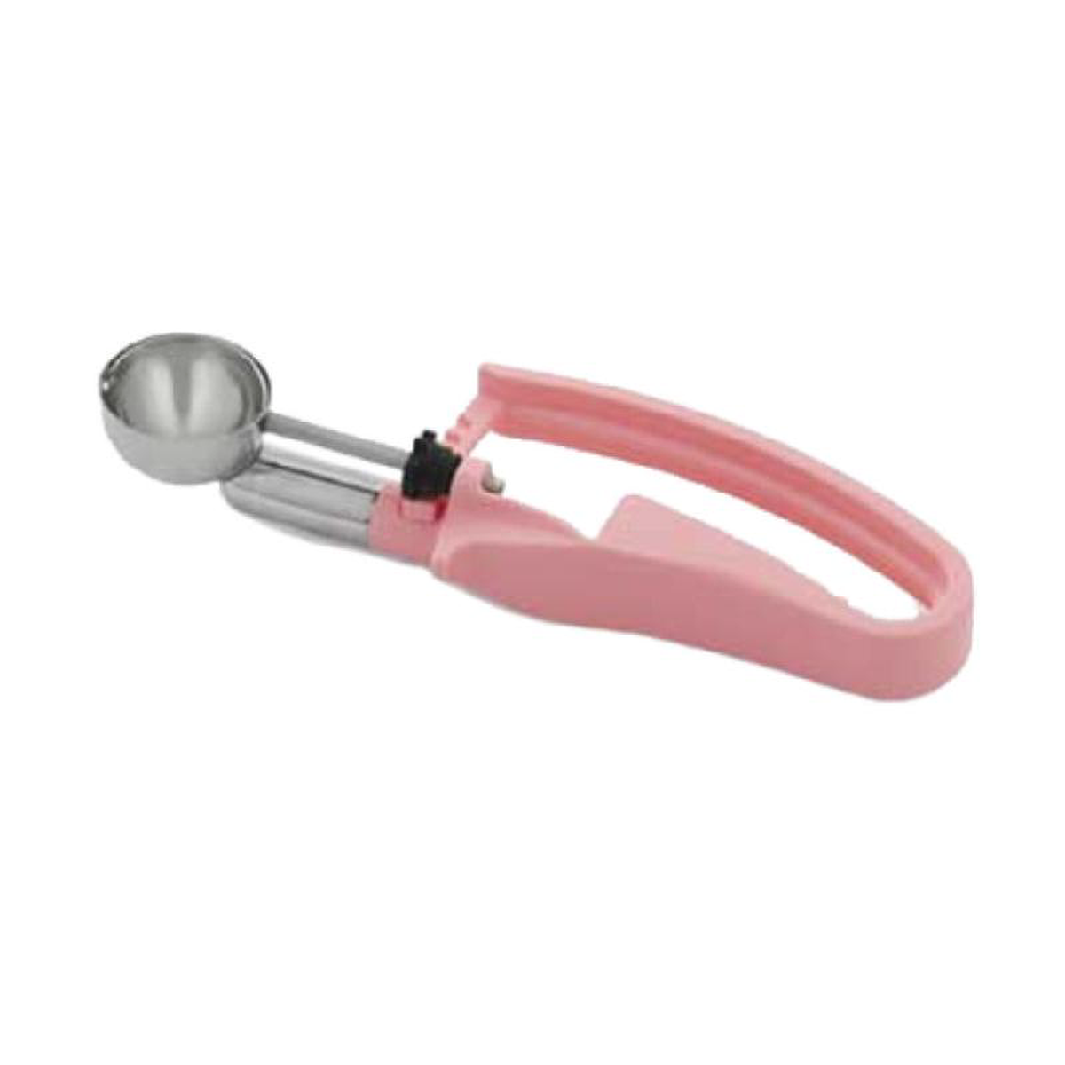 Vollrath 47402 54 Oz Disher Standard Round Bowl Stainless Steel with Pink Handle