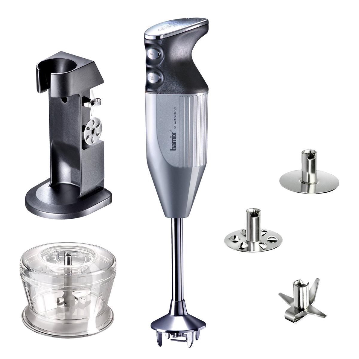 Bamix Deluxe 200W Hand Blender Silver