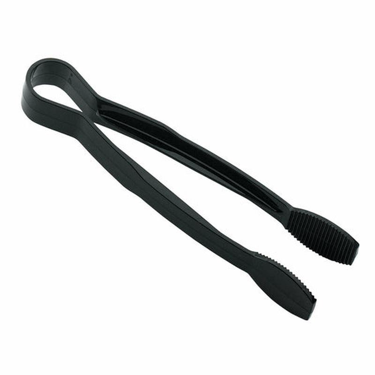TG9110 Cambro 98221 Flat-Grip Black Lugano Tong