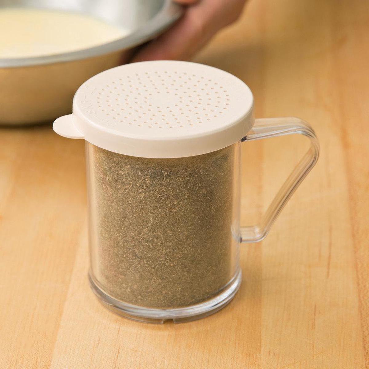 CAMBRO POLYCARBONATE SALTPEPPER SHAKER WITH LID - CLEAR