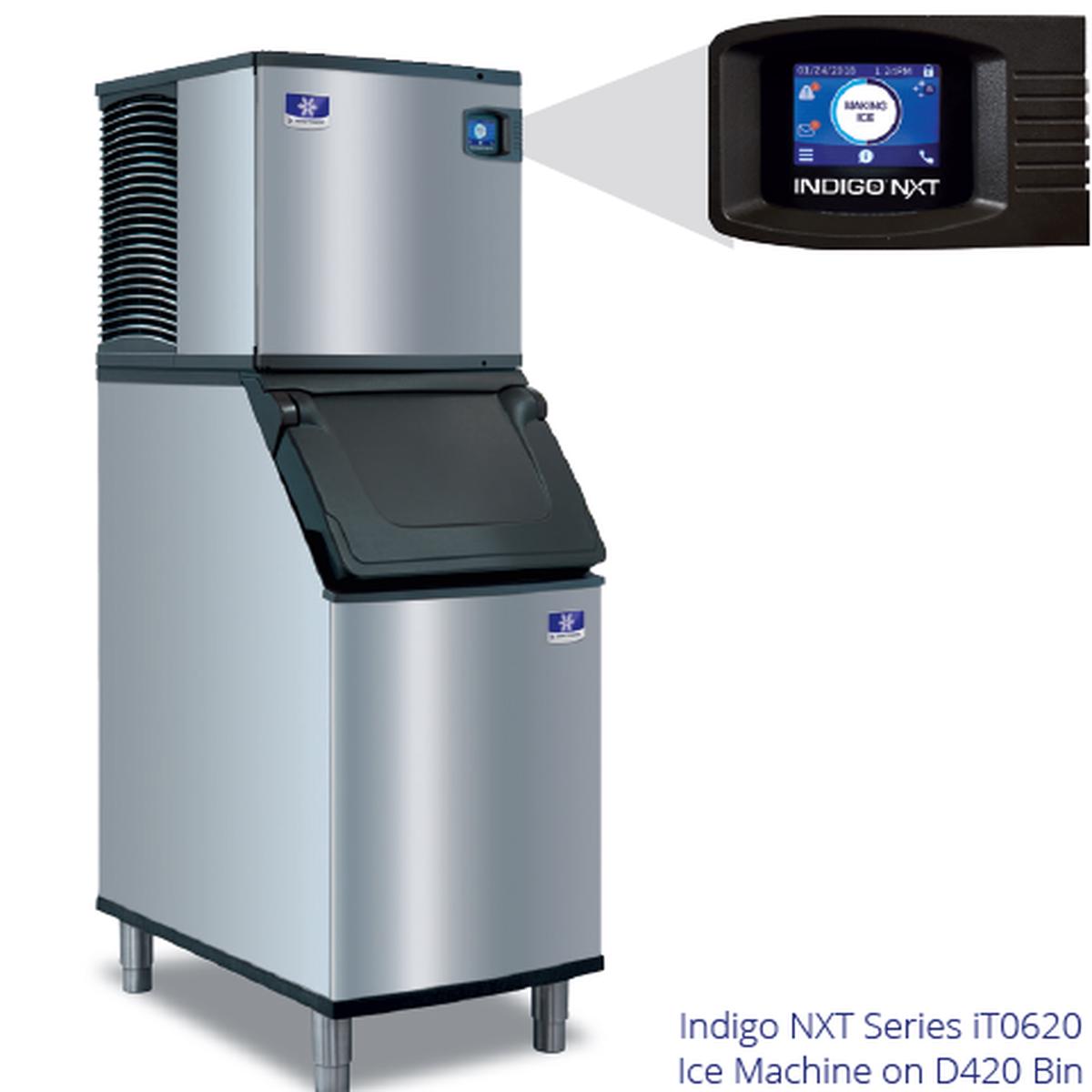 Indigo NXT Series Half Cube Ice Machine Head - 261 Kg Air Cooled