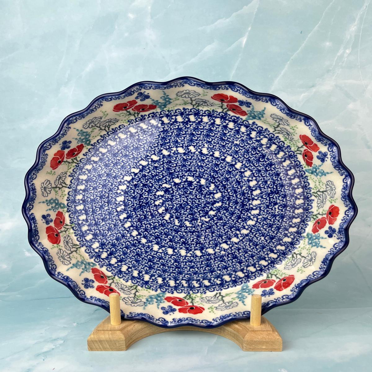 Ruffled Pie Plate Round Baker - Shape 636 - Pattern 2901