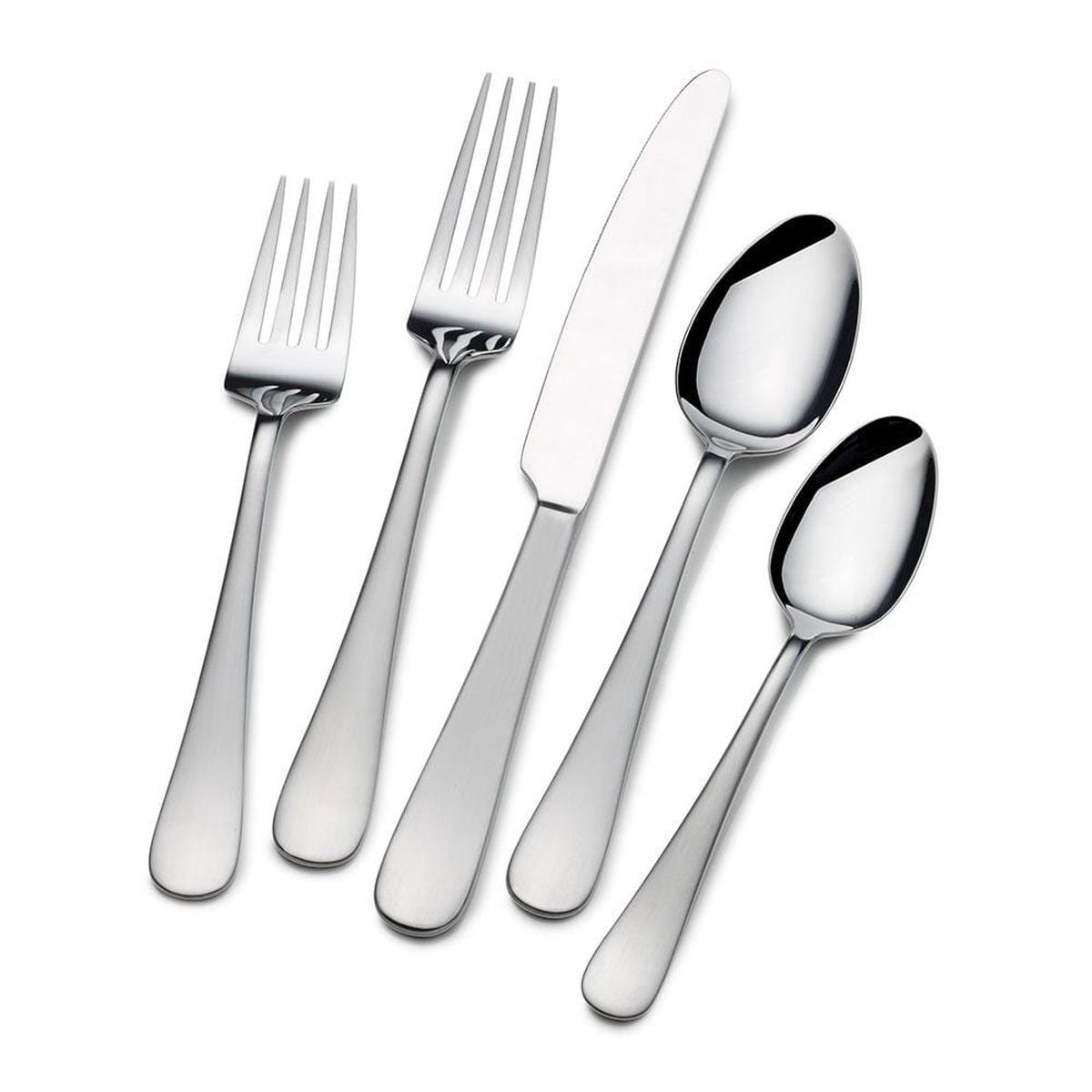 Satin Symmetry 20 Piece Flatware Set Service for 4