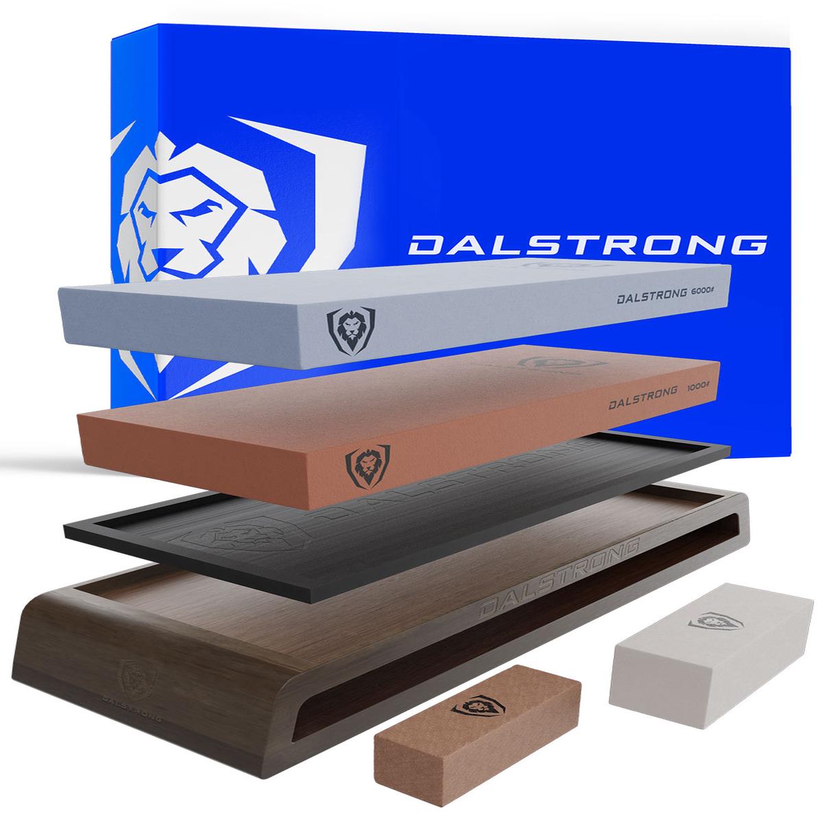 1000 6000 Grit with Nagura Stone Rust Eraser Premium Whetstone Kit Dalstrong