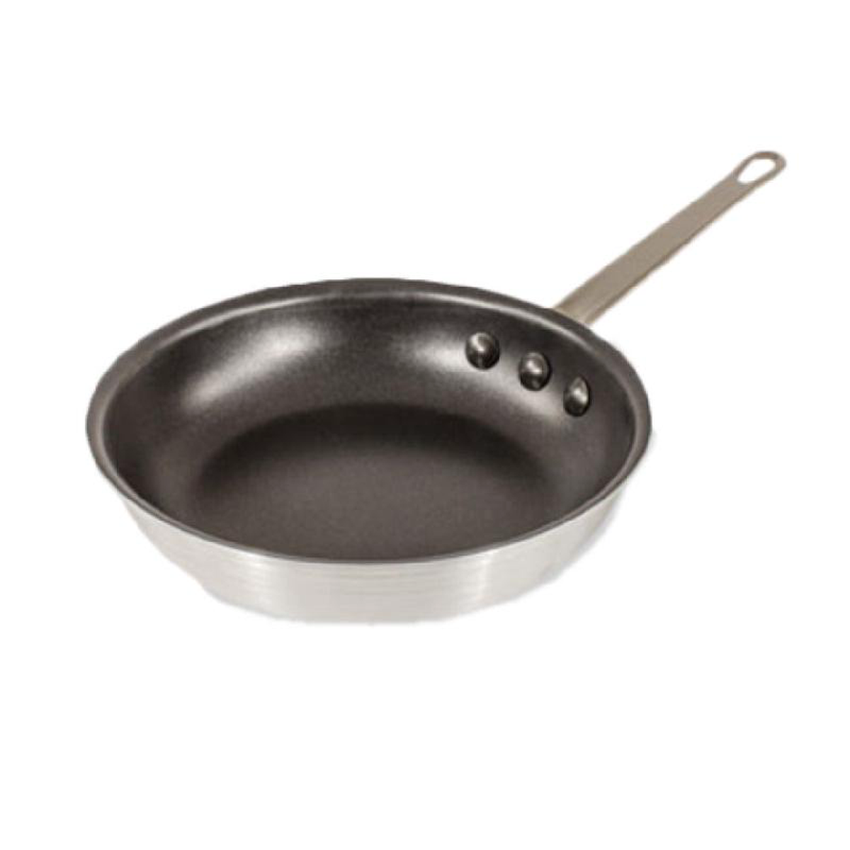 Crestware FRY07S 7-12 Inch Teflon Xtra Non-stick Fry Pan Chrome Plated Handle Aluminum