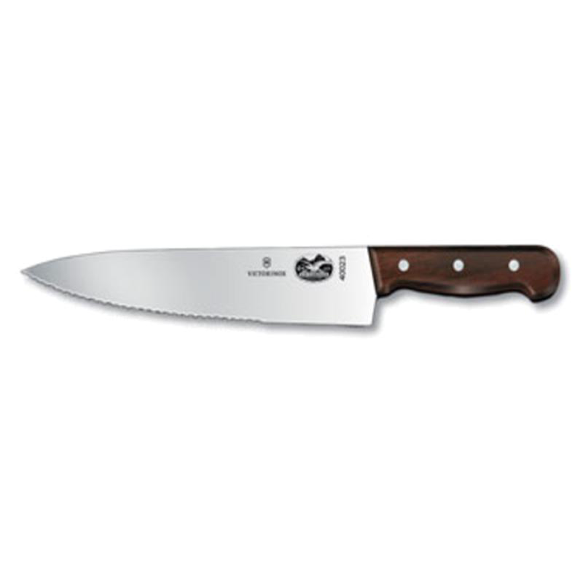 5203025 Victorinox 108221 Serrated Edge SandwichChef Knife w Rosewood Handle