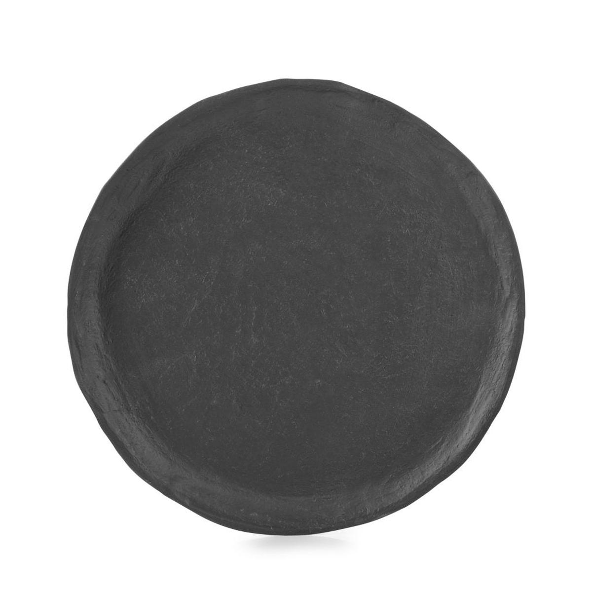 (656381) YLI COLLECTION DESSERT PLATE MATT SLATE STYLE - 21 CM