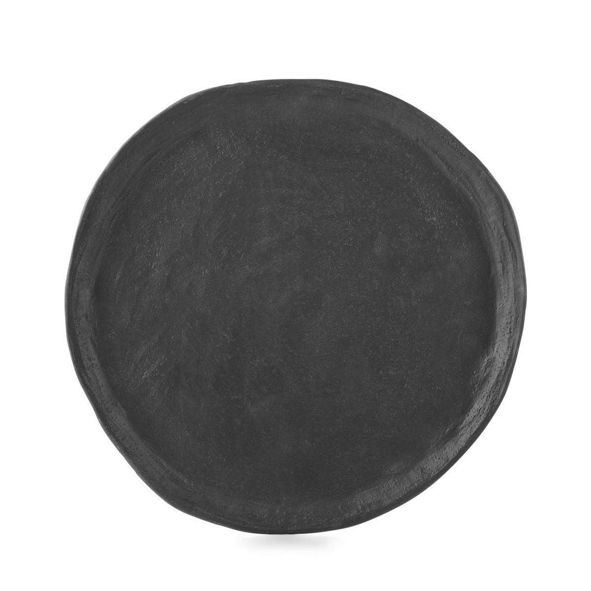 (656385) YLI COLLECTION DINNER PLATE MATT SLATE STYLE - 28 CM