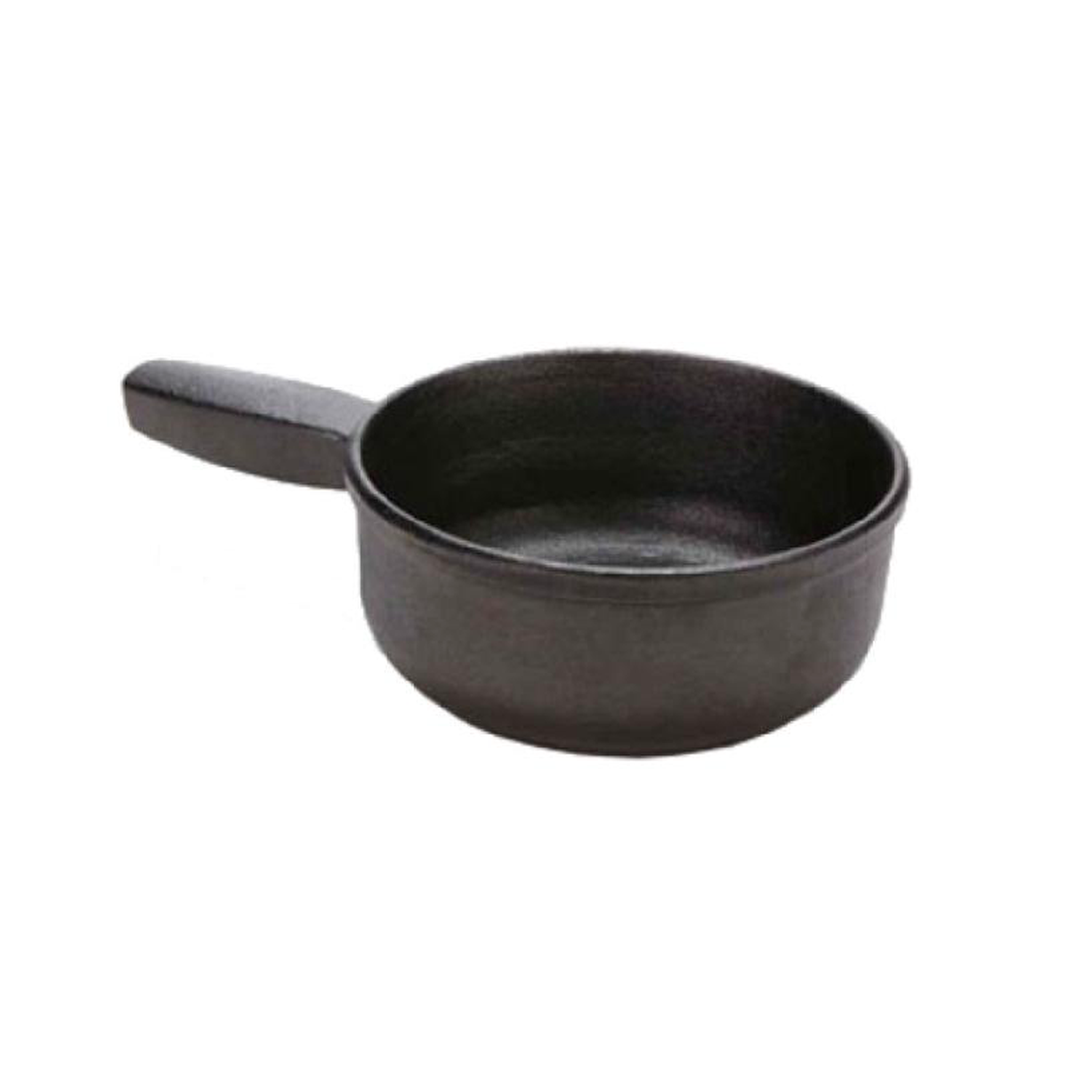 American Metalcraft CIFD 12-12 Oz Cast Iron Mini Fondue Pot with Tea Light