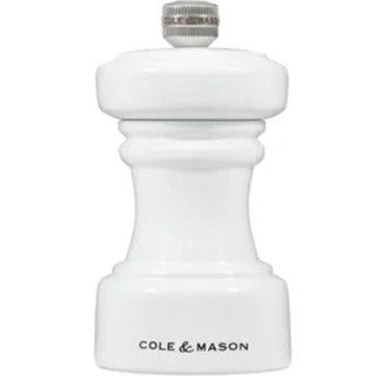 COLE MASON HOXTON SALT MILL 104MM4 INCHES WHITE COLOR