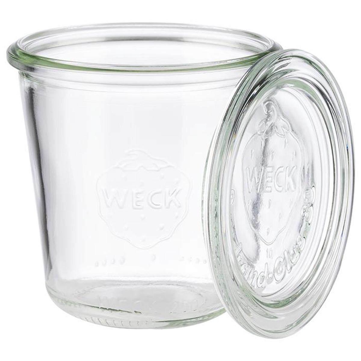 APS WECK GLASSES WITH LID 6 PCS