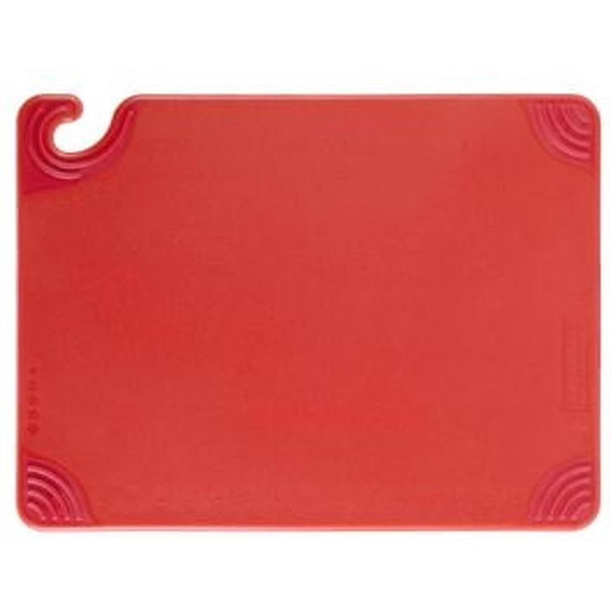 SAN JAMAR SAF-T-GRIP CUTTING BOARD RED - 385011 CM