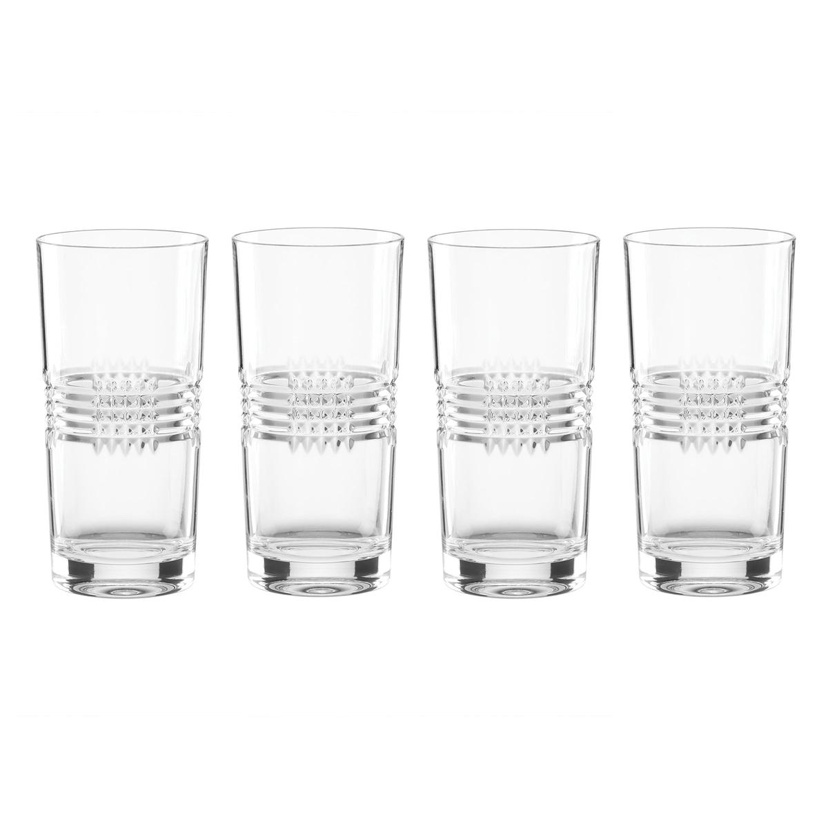 Sloane Crystal Highball Glasses Set of 4