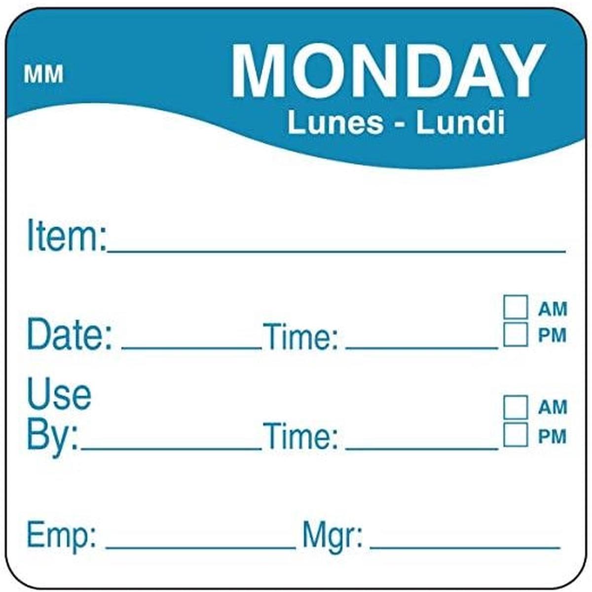 22 MM 500 DOW - MONDAY BLUE