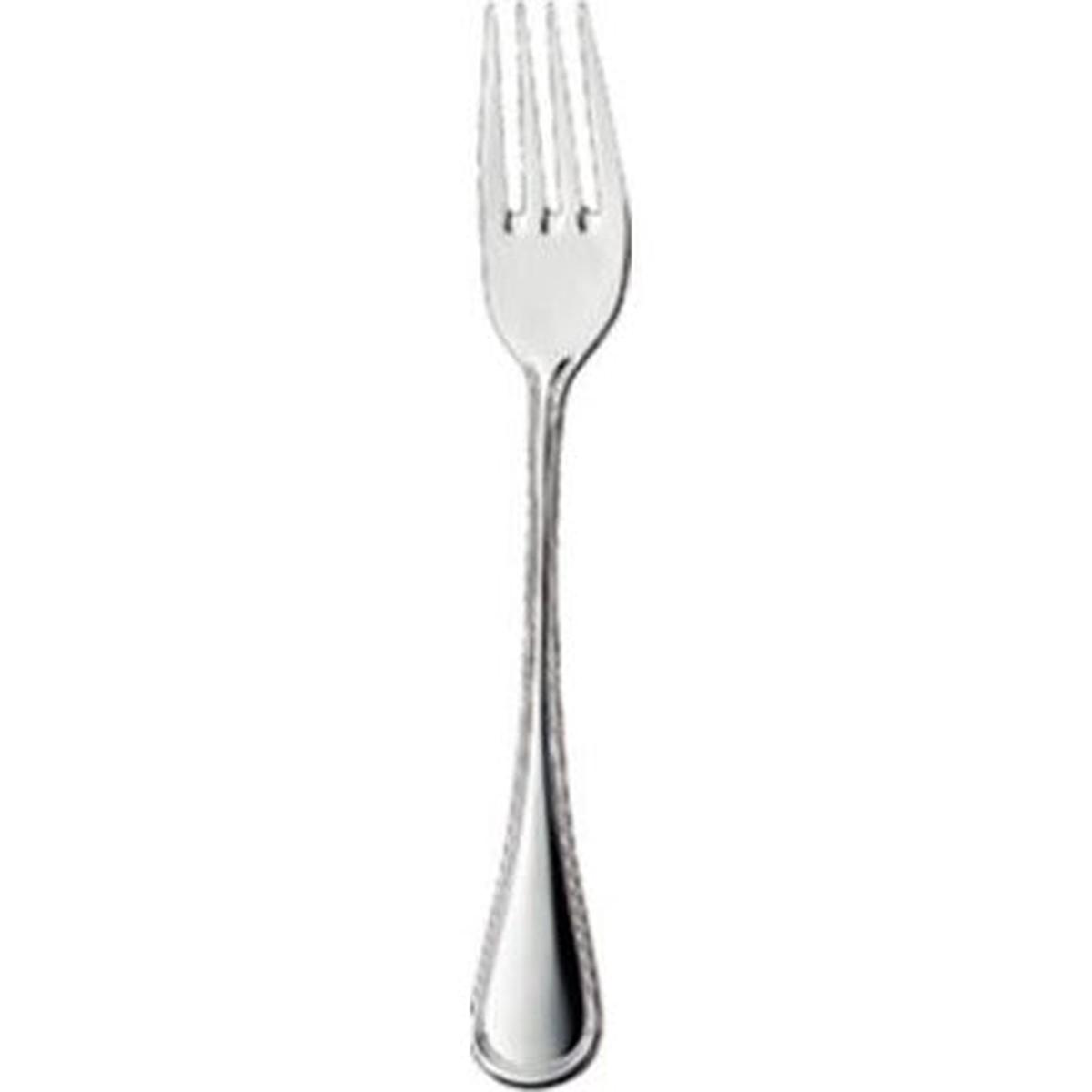 Dessert fork Contour stainless 1810 polished length 7 14 in