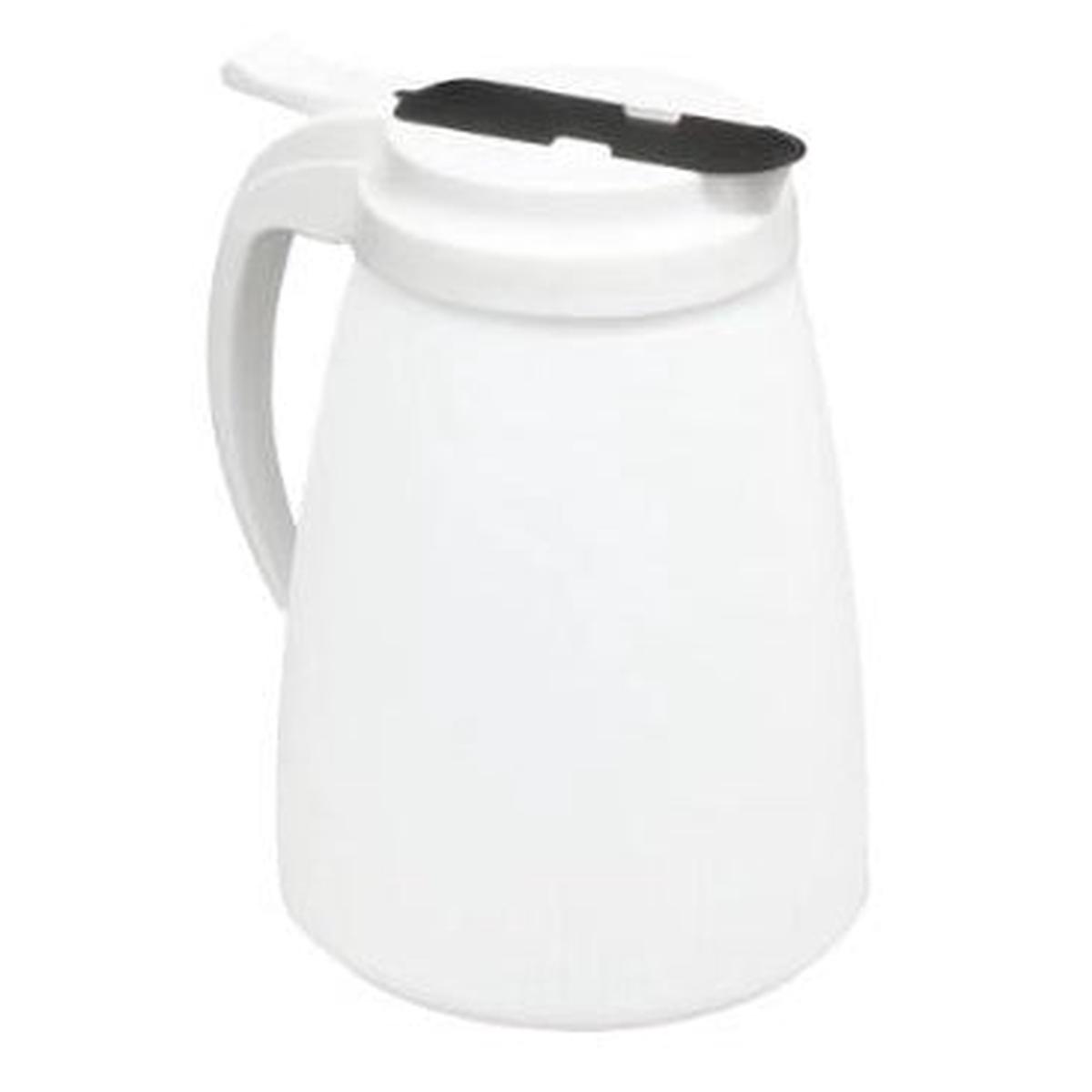 DRIPCUT SERVER 48 OZ WHITE POLYETHYLENE JAR
