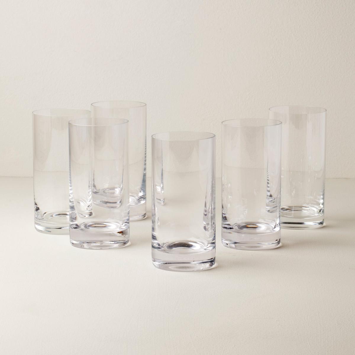 Tuscany Classics Cylinder Highball Glasses Set of 6