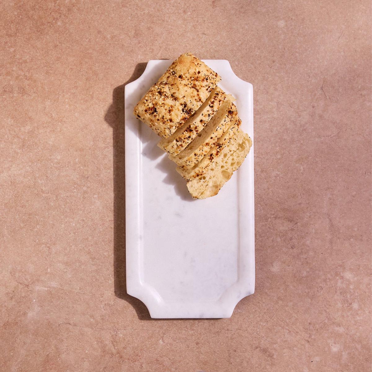 White Marble Framed Serving Board Rectangle