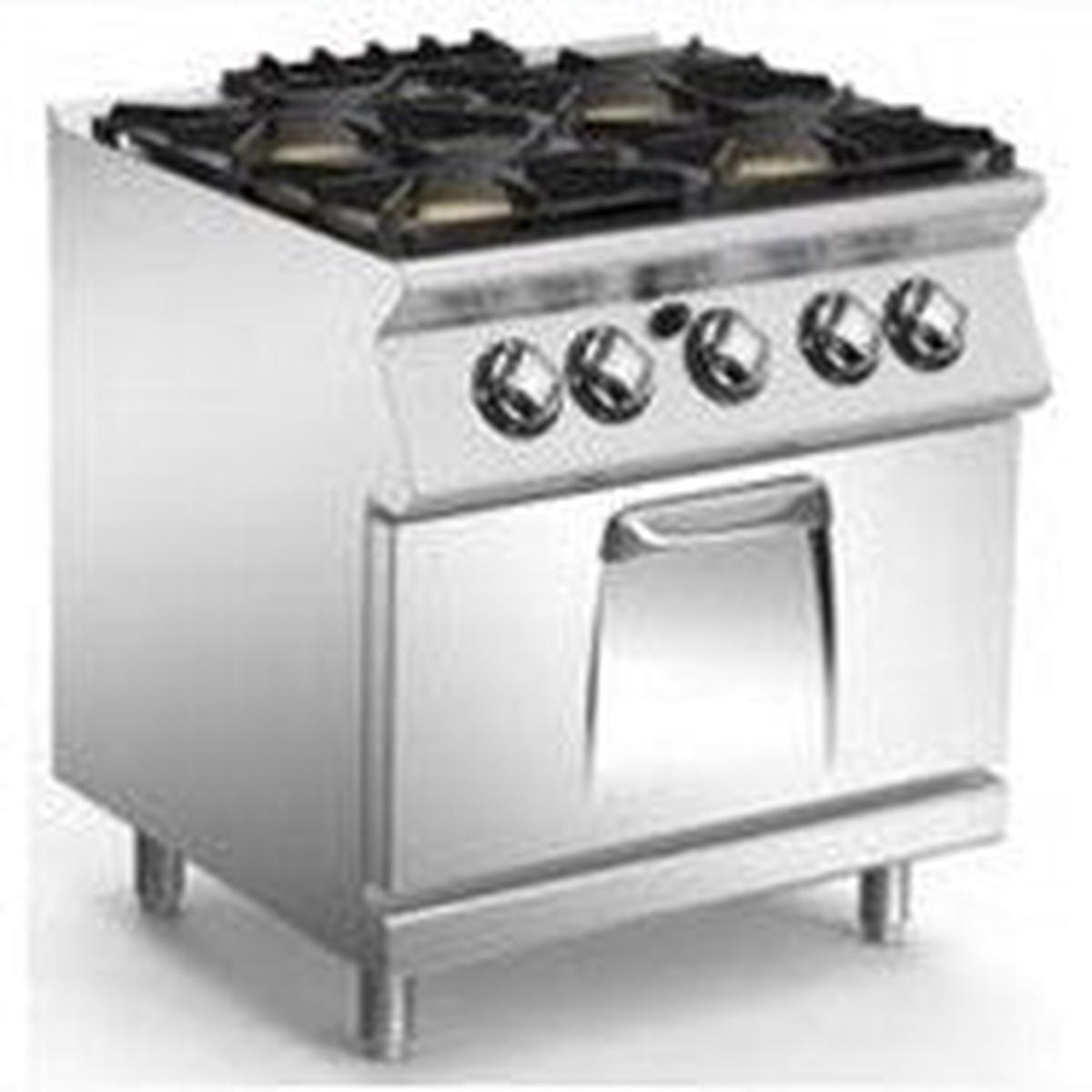 4 Burner Gas Cooker with Gas Oven