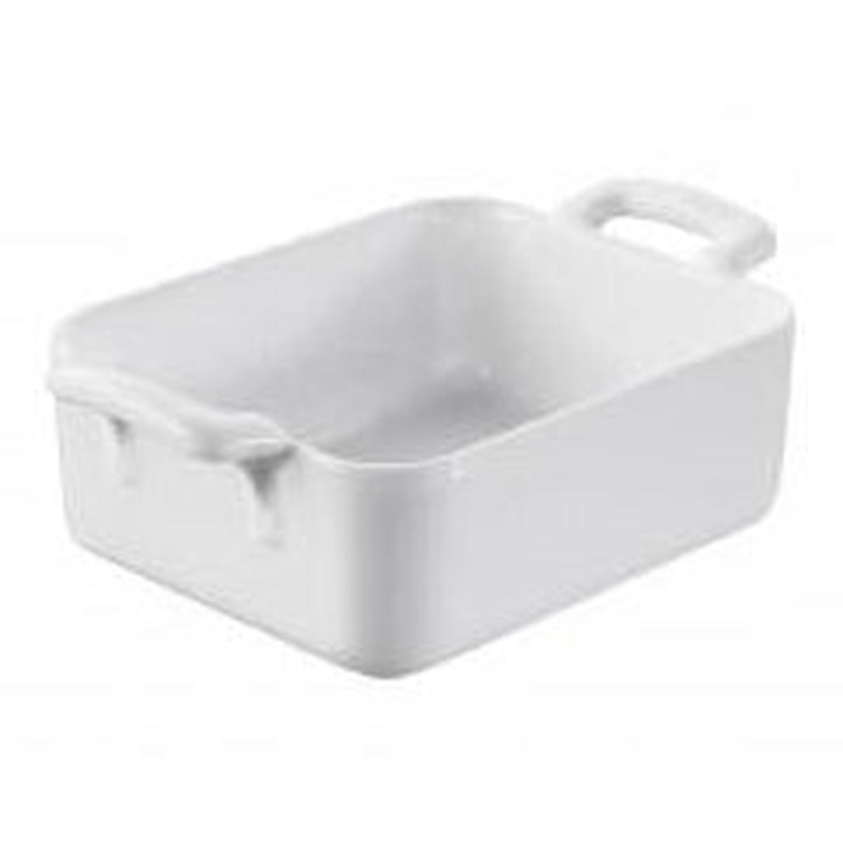 BELLE CUISINE DEEP SQUARE BAKING DISH WHITE