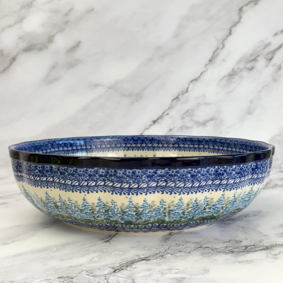 11 Wavy Serving Bowl - Shape 013 - Pattern 3279