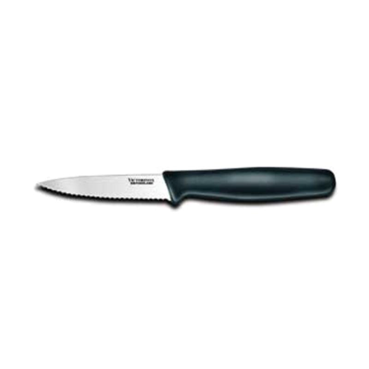 67633 Victorinox 3-148221 Wavy Edge Paring Knife w Large Black Nylon Handle
