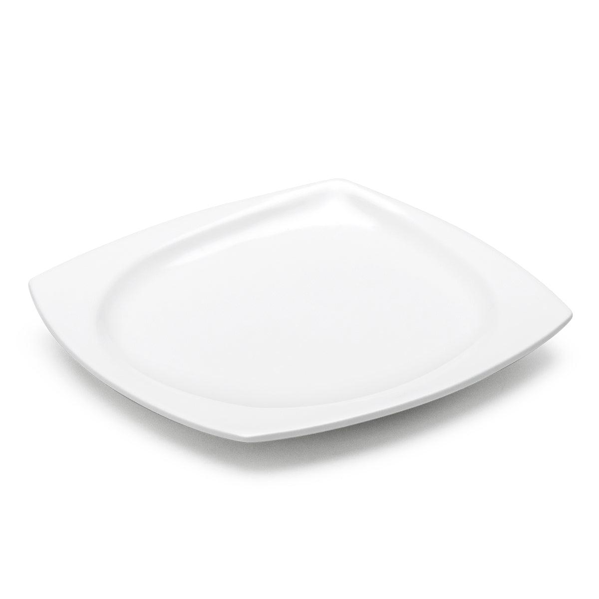 7 Square Plate White Ceramic
