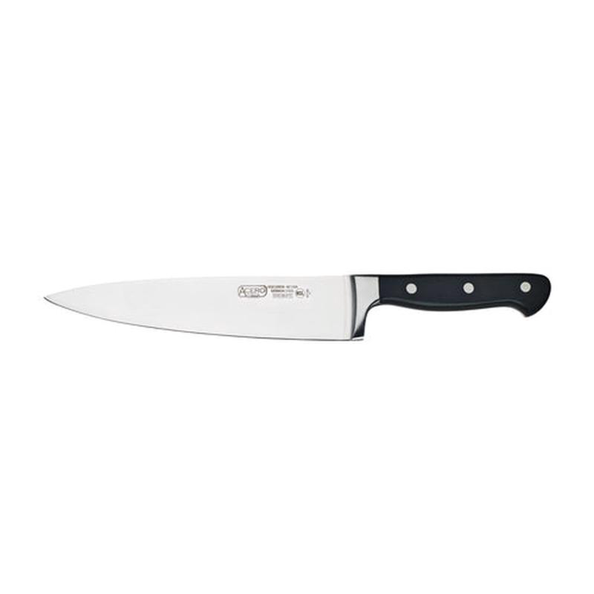 KFP-80 Winco 88221 Full Tang Chef Knife w Ergonomic Plastic Handle