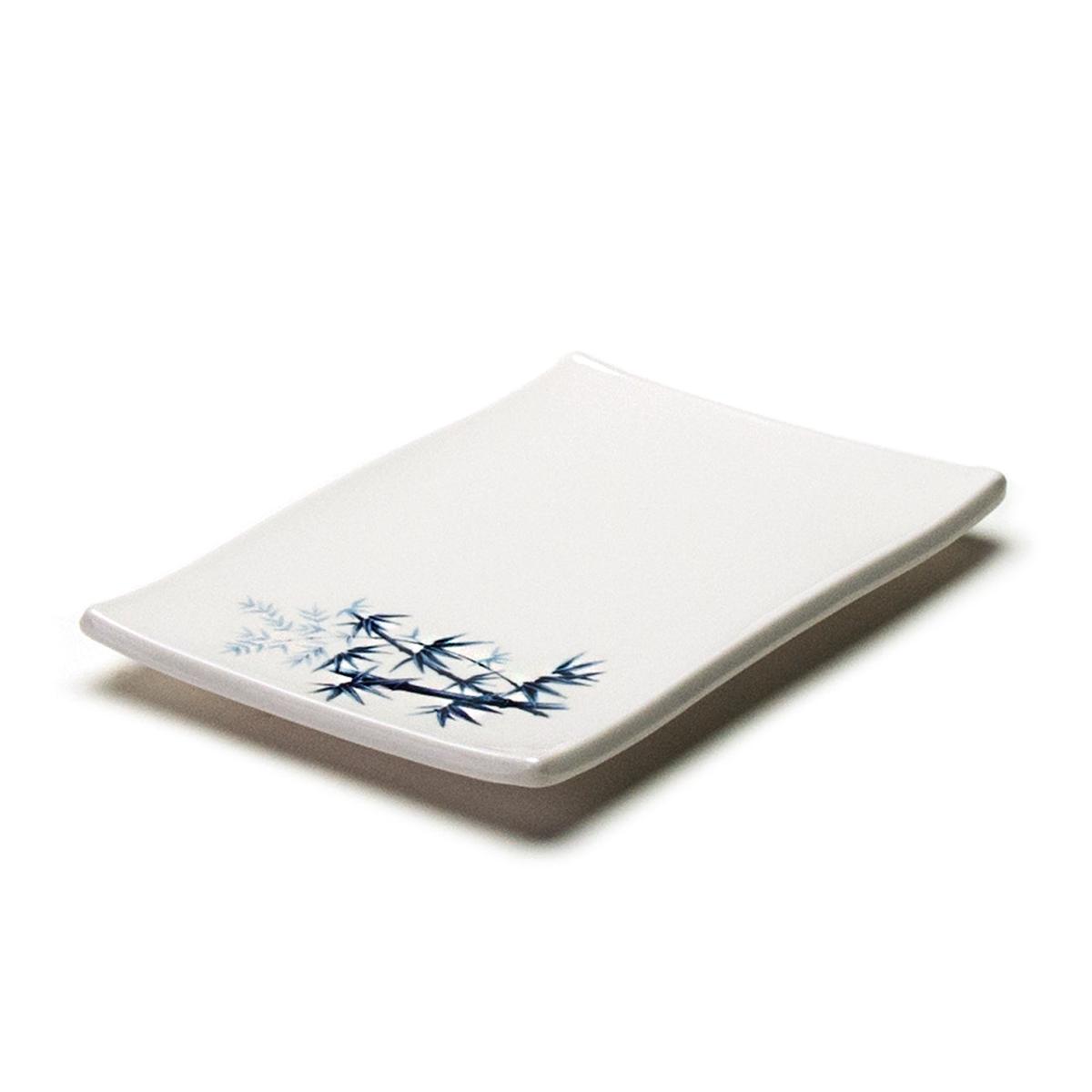 Melamine Rectangular Plate 8-38 58 Bamboo