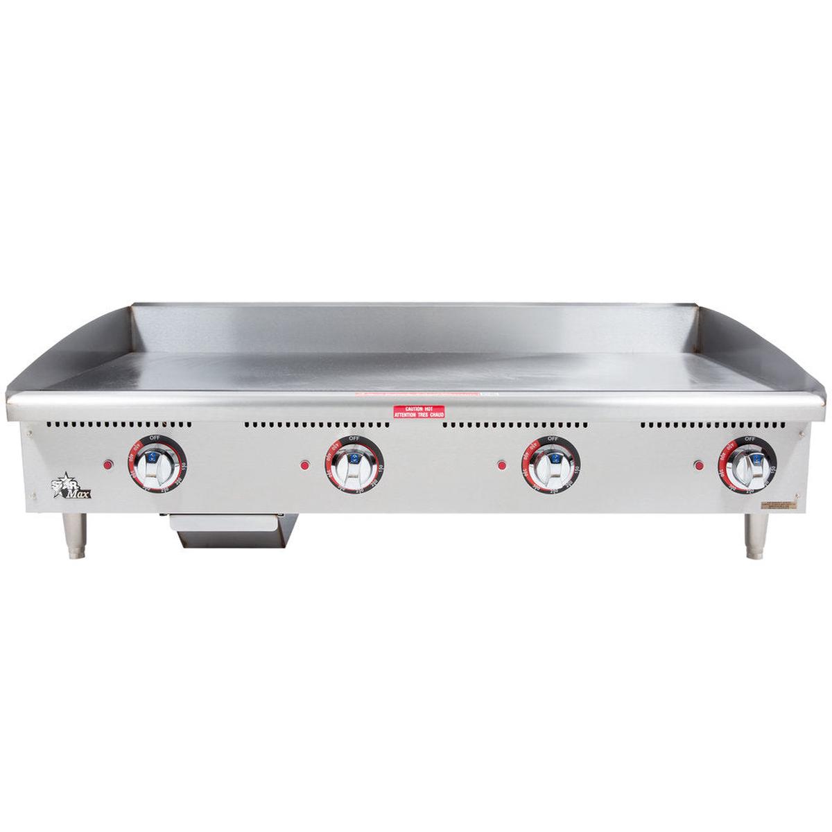 48 (12192 CM) Heavy Duty Electric Griddle Countertop W Thermostatic Controls